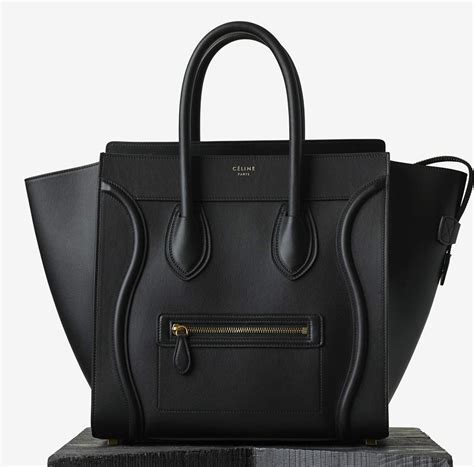 celine luggage mini size